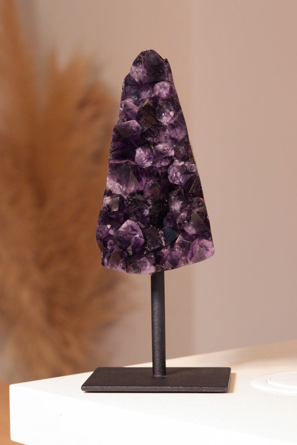 Drusa de Ametista Super Extra Polida na Base 03