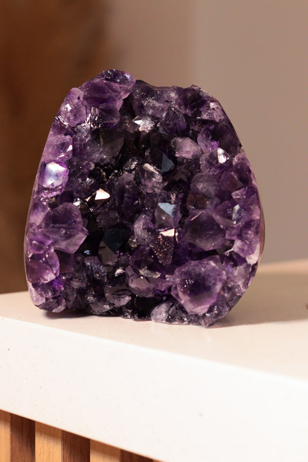 Drusa de Ametista Extra na Base polida 02