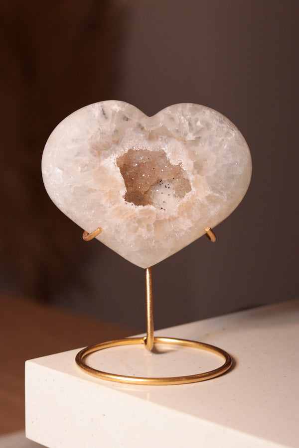 Coração em Ágata Natural 03