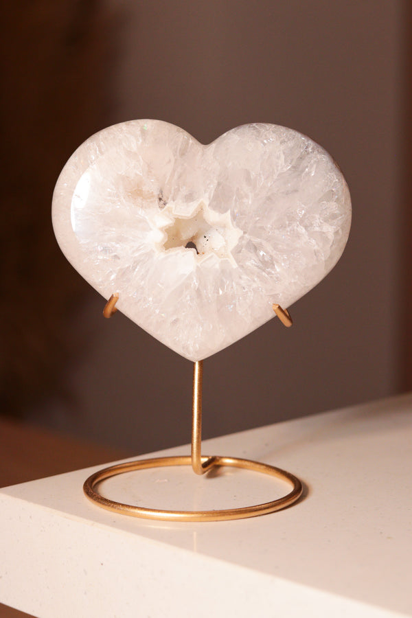 Coração em Ágata Natural 09