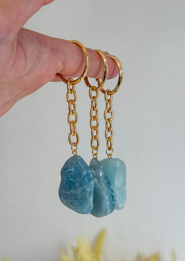 Chaveiro em Água Marinha | Cristal de 2026