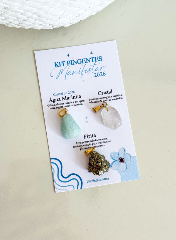 Kit de Pingentes Manifestar (brinde)
