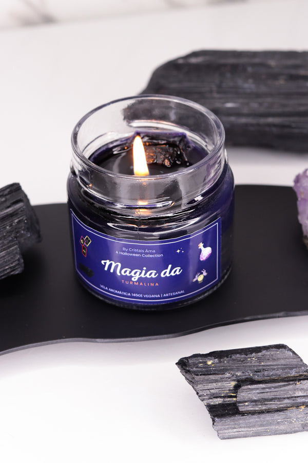 Vela Aromática Magia da Turmalina | Halloween Collection